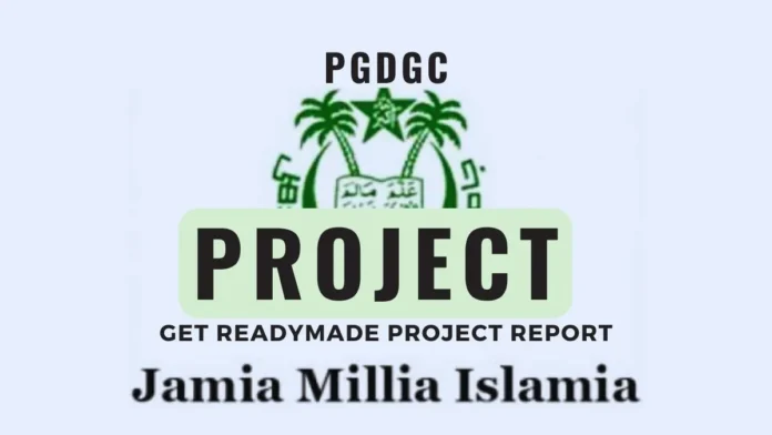 Project Work Report For PGDGC Diploma